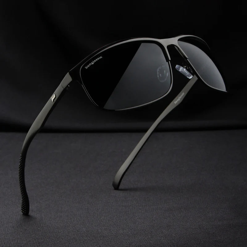 Classic Black Polarized Sunglasses – Premium UV Protection